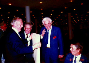 Во время ХХ Международной конференции (Москва). 1987 год.