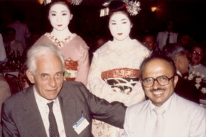 А.Е.Чудаков и Г.Йодх на конференции в Киото.