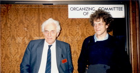 1987 год. С сыном Евгением.